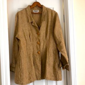 FLAX linen jacket